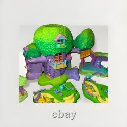 Vintage Disney Winnie Pooh Delightful Days Treehouse Garden Play Set Lot Of 40+