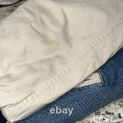 Vintage Disney Winnie The Pooh Denim Bomber Jacket Hooded Size XL