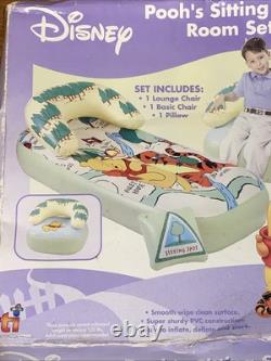 Vintage Disney Winnie The Pooh, Pooh's Sitting Spot room set inflatables Rare