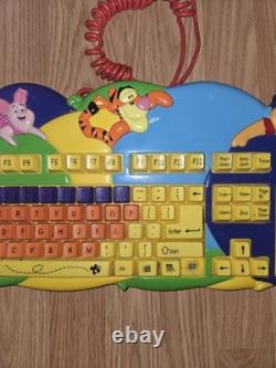 Vintage Disney Winnie The Pooh Tigger Piglet Learning Microsoft Keyboard
