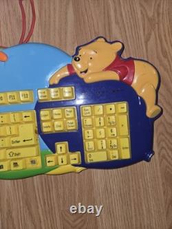 Vintage Disney Winnie The Pooh Tigger Piglet Learning Microsoft Keyboard