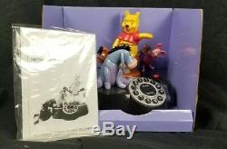 Vintage Disney Winnie The Pooh and friends Animated Talking Telephone WORKS