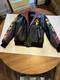 Vintage Disney Winnie The Pooh Black Leather Jacket Unisex Size Large