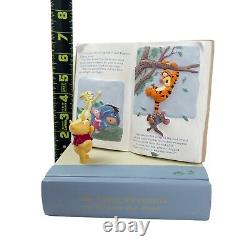 Vintage Disney Winnie the Pooh Fossil Watch with Ceramic Figurine Book Drawer RARE