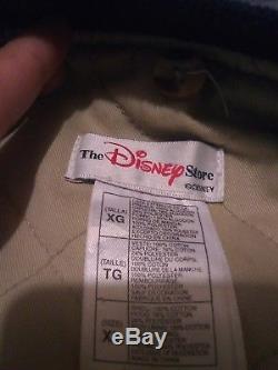 Vintage Disney Winnie the Pooh Jean Varsity Jacket Disney Store Size XL HIP HOP