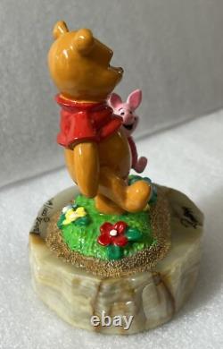 Vintage Disney Winnie the Pooh & Piglet Ron Lee Signed & Dated 1999 #149 of 1000