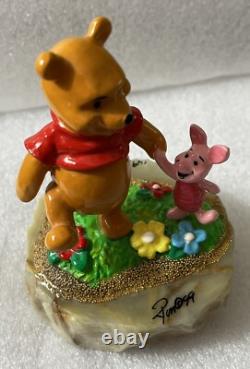 Vintage Disney Winnie the Pooh & Piglet Ron Lee Signed & Dated 1999 #149 of 1000