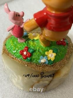 Vintage Disney Winnie the Pooh & Piglet Ron Lee Signed & Dated 1999 #149 of 1000