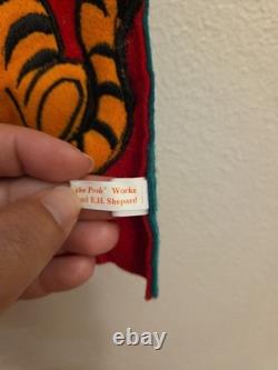 Vintage Disney Winnie the Pooh & Tigger Felt Advent Calendar 29x 20 Hanging