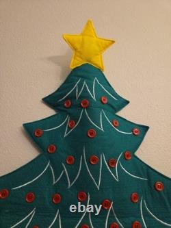 Vintage Disney Winnie the Pooh & Tigger Felt Advent Calendar 29x 20 Hanging