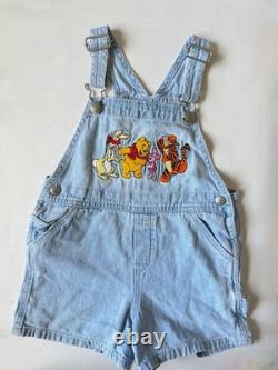 Vintage Disney store Winnie the Pooh & friends shortalls