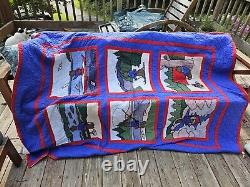 Vintage L. L. Bean Winnie The Pooh Camping Quilt