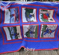 Vintage L. L. Bean Winnie The Pooh Camping Quilt