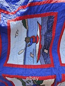 Vintage L. L. Bean Winnie The Pooh Camping Quilt