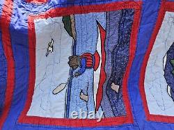 Vintage L. L. Bean Winnie The Pooh Camping Quilt