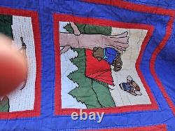 Vintage L. L. Bean Winnie The Pooh Camping Quilt