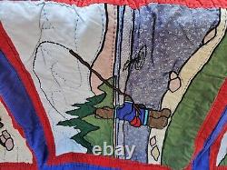 Vintage L. L. Bean Winnie The Pooh Camping Quilt