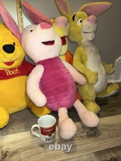 Vintage Lot Of 4 Mattel Winnie The Pooh Plush Characters Rare