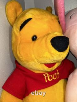 Vintage Lot Of 4 Mattel Winnie The Pooh Plush Characters Rare