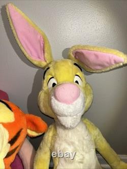 Vintage Lot Of 4 Mattel Winnie The Pooh Plush Characters Rare