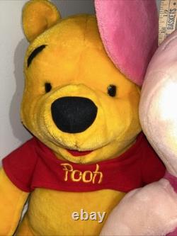Vintage Lot Of 4 Mattel Winnie The Pooh Plush Characters Rare