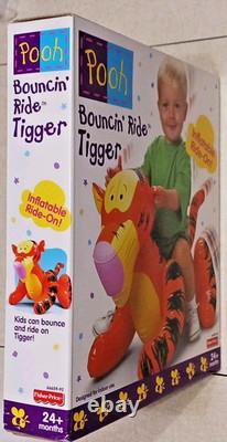 Vintage Mattel Winnie The Pooh Bouncin' Ride Tigger Inflatable Toy SEALED NOS