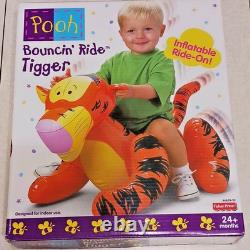 Vintage Mattel Winnie The Pooh Bouncin' Ride Tigger Inflatable Toy SEALED NOS