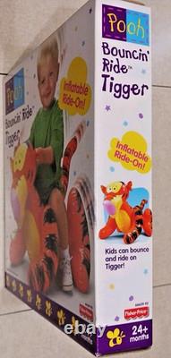 Vintage Mattel Winnie The Pooh Bouncin' Ride Tigger Inflatable Toy SEALED NOS