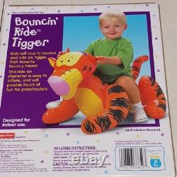 Vintage Mattel Winnie The Pooh Bouncin' Ride Tigger Inflatable Toy SEALED NOS