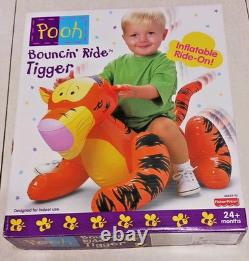 Vintage Mattel Winnie The Pooh Bouncin' Ride Tigger Inflatable Toy SEALED NOS