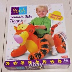 Vintage Mattel Winnie The Pooh Bouncin' Ride Tigger Inflatable Toy SEALED NOS