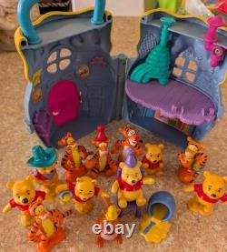 Vintage Pooh Honey Pot Carry-Around Playset with 12 Figures and Accessories