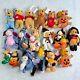 Vintage Retired Disney Store Winnie The Pooh Beanie Plush Toys Lot Of 18