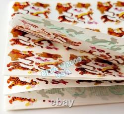 Vintage Sandylion Disney Winnie The Pooh Glitter Stickers Continuous Uncut Strip