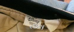 Vintage The Disney Store Winnie The Pooh Denim Jacket Size L Varsity Embroidered