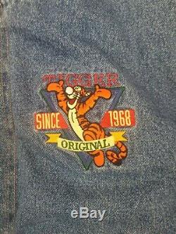 Vintage Tigger Winnie The Pooh Disney Denim Varsity Jacket XXXtentacion Men's S