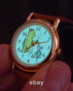 Vintage Timex Disney Classic Pooh Watch Winnie The Pooh Piglet Indiglo 1990s