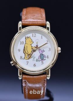Vintage Timex Disney Classic Pooh Watch Winnie The Pooh Piglet Indiglo 1990s