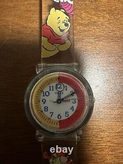 Vintage Timex Winnie The Pooh Tigger Eeyore Piglet Watch Rare