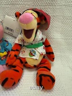 Vintage Tokyo Disney Japan Winnie The Pooh, Piglet, Tigger Kimono with Mask