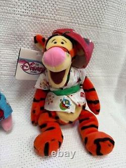 Vintage Tokyo Disney Japan Winnie The Pooh, Piglet, Tigger Kimono with Mask