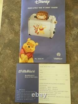 Vintage VillaWare Pooh and Pals Rise and Shine Toaster NEW