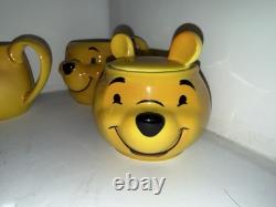 Vintage WINNIE THE POOH Face Full 4 Tea Set Cardew Design Y2K