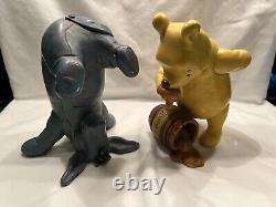 Vintage WINNIE The POOH 90s DISNEY Charpente Winnie The Pooh and Eeyore Statues