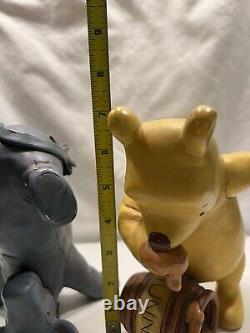 Vintage WINNIE The POOH 90s DISNEY Charpente Winnie The Pooh and Eeyore Statues