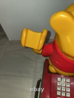 Vintage Walt Disney Winnie The Pooh Bear Touch-tone Telephone 1970s Honey Pot