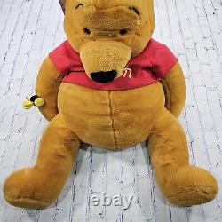 Vintage Winnie The Pooh 36 Disney Store Jumbo GIANT Plush Stuffed Bear Bee Nose