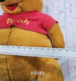 Vintage Winnie The Pooh 36 Disney Store Jumbo GIANT Plush Stuffed Bear Bee Nose