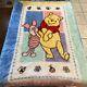 Vintage Winnie The Pooh And Piglet Blanket 30x45 Plush Baby Blanket Disney Vguc