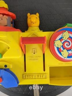 Vintage Winnie The Pooh Busy Bath 1969 Kohner Bros Made In USA Piglet Eyore Owl